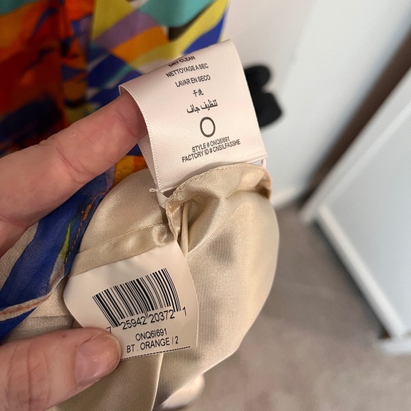 BCBG MaxAzria Fun Colorful Maxi with Cut-outs, Siize 2 - Picture 6 of 8